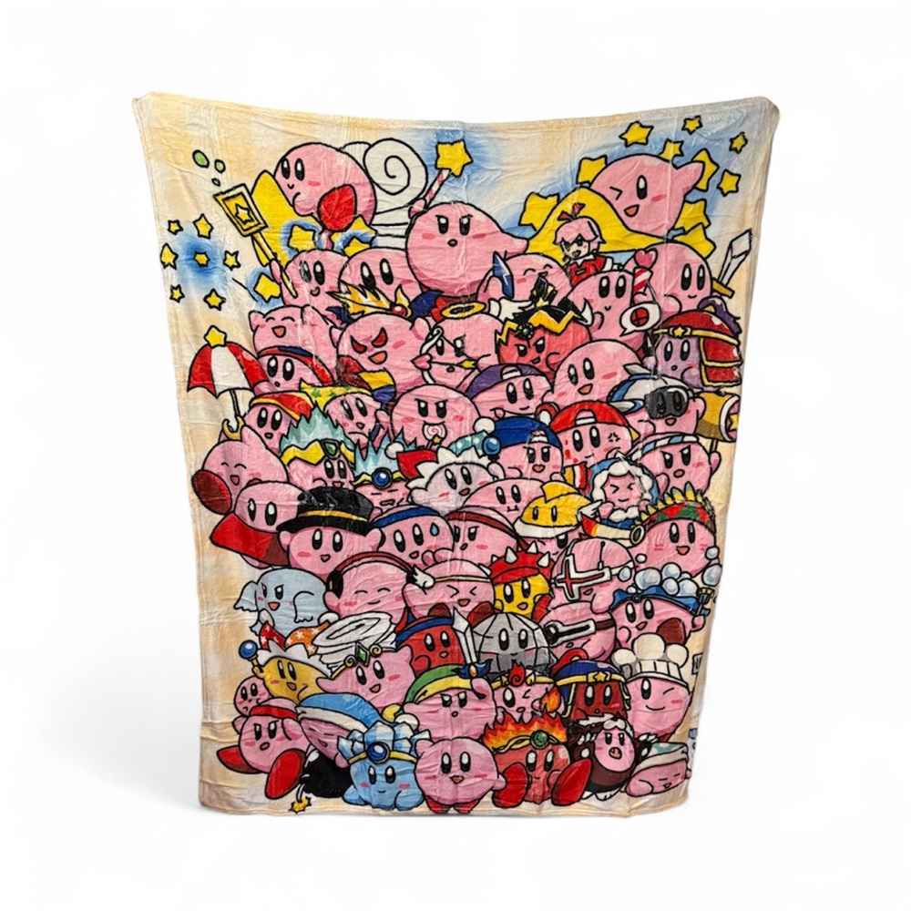 Kirby throw blanket